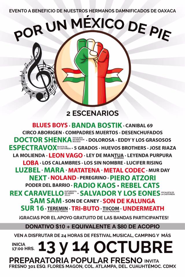 Festival Por un México de pie
